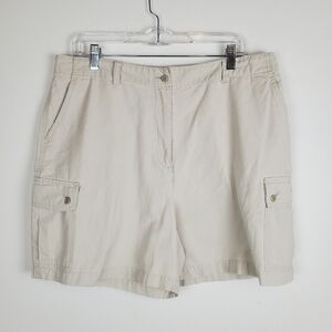 Lauren Ralph Lauren 16 Canvas Cargo Shorts‎ Vintage